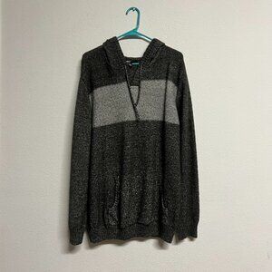 NWOT Commerce Alternative Stonewash Hooded Sweater